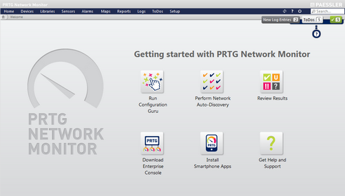 Welcome Screen