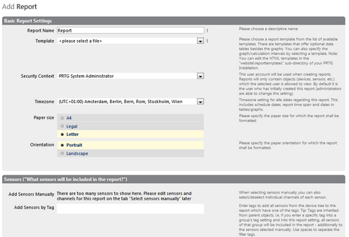 Add Report Assistant