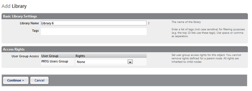 Add Library Assistent Step 1