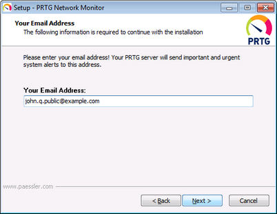 Administrator Email Address
